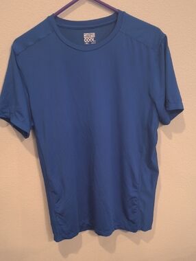 CoolTech 32 Cool Men’s Short-Sleeve Crew in Royal Blue Medium